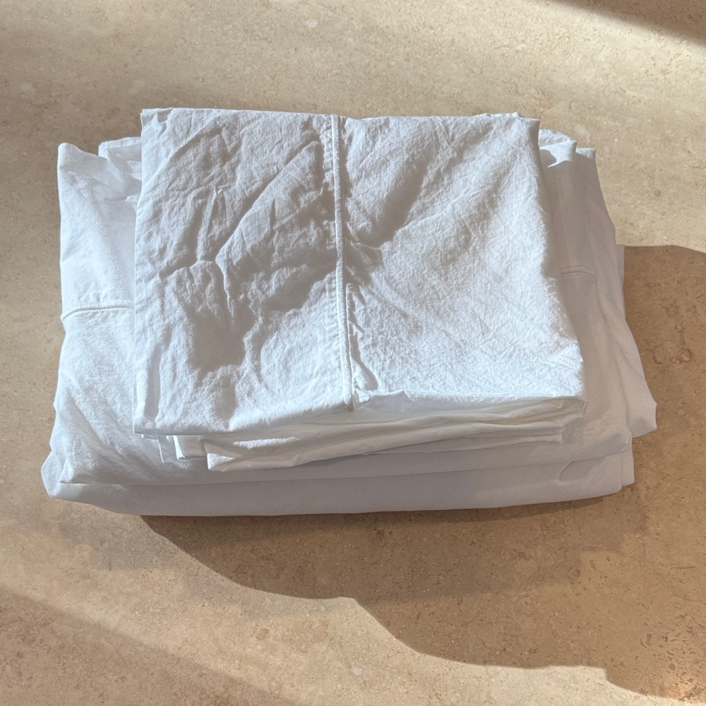 Restoration Hardware Italian Classic Percale Sheet Set